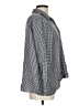 The Limited Houndstooth Black Long Sleeve Button-Down Shirt Size L - photo 4
