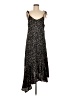 Haute Rogue 100% Polyester Animal Print Black Casual Dress Size M - photo 1