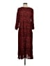 Zara Animal Print Red Casual Dress Size XS - photo 1