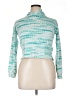 Epic Tie-dye Teal Green Turtleneck Sweater Size XL - photo 1