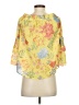 Sweet Pea. 100% Polyester Yellow 3/4 Sleeve Blouse Size XS - photo 2