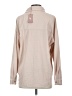 HOTOUCH Tan Long Sleeve Blouse Size S - photo 2