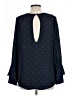 Octavia 100% Polyester Blue 3/4 Sleeve Blouse Size L - photo 2