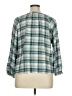 Old Navy Teal 3/4 Sleeve Button-Down Shirt Size XL - photo 2