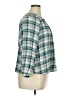 Old Navy Teal 3/4 Sleeve Button-Down Shirt Size XL - photo 4