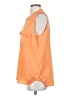 Calvin Klein 100% Polyester Orange Sleeveless Blouse Size S (estimated) - photo 5