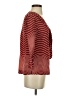 Tory Burch 100% Silk Red 3/4 Sleeve Silk Top Size 2 - photo 4