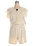 DKNYC 100% Polyester Solid Ivory Romper Size 14 - photo 1