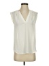 J.Crew Ivory Sleeveless Blouse Size 00 - photo 1
