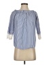 Roommates 100% Polyester Blue 3/4 Sleeve Blouse Size S - photo 1
