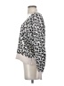 Cupcakes & Cashmere Animal Print Silver White Pullover Sweater Size S - photo 5
