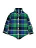 Janie and Jack 100% Cotton Plaid Green Long Sleeve Button-Down Shirt Size 12-18 mo - photo 1