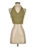 Shein 100% Polyester Green Sleeveless Blouse Size 4 - photo 1