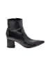 Marc Fisher LTD 100% Leather Black Ankle Boots Size 6 1/2 - photo 1