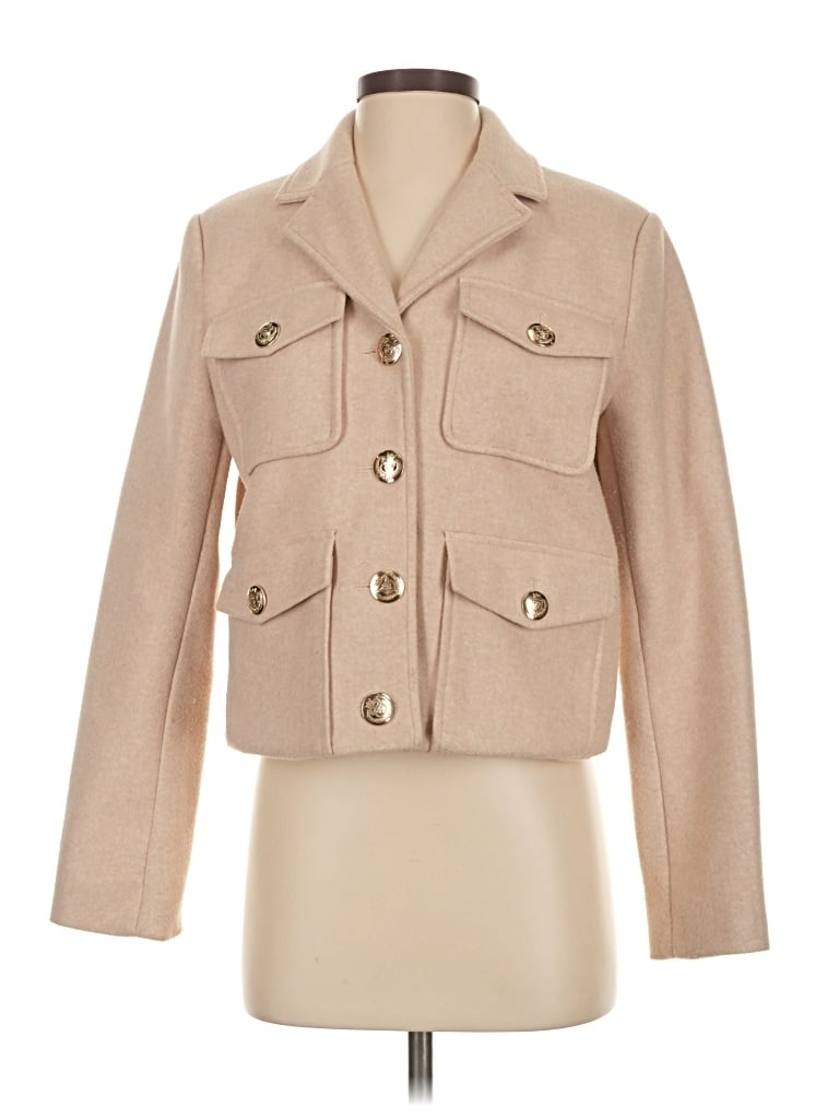 Pre-owned Zara Jacket In Brown