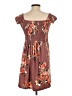 Ceny Floral Brown Casual Dress Size S - photo 2