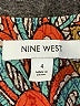 Nine West Paisley Teal Casual Dress Size 4 - photo 7
