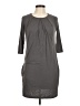 Aqua 100% Polyester Solid Gray Casual Dress Size M - photo 1