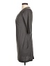 Aqua 100% Polyester Solid Gray Casual Dress Size M - photo 5