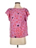 Ann Taylor 100% Polyester Pink Short Sleeve Blouse Size XXS - photo 1