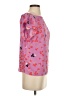 Ann Taylor 100% Polyester Pink Short Sleeve Blouse Size XXS - photo 4