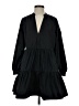Zara 100% Polyester Black Casual Dress Size XS - photo 1