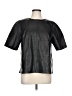 Ann Taylor 100% Polyester Black Short Sleeve Blouse Size L - photo 1
