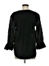 Express Black 3/4 Sleeve Blouse Size S - photo 2
