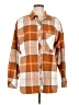 Assorted Brands Plaid Orange Long Sleeve Button-Down Shirt Size L - photo 1