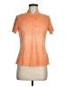 Adidas 100% Polyester Orange Short Sleeve Polo Size M - photo 1