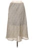 Sienna Sky 100% Polyester Animal Print Silver Casual Skirt Size L - photo 1