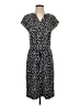 Talbots Print Blue Casual Dress Size 2 - photo 1