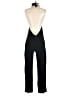 VICI 100% Rayon Solid Black Jumpsuit Size S - photo 2