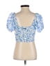 Assorted Brands 100% Viscose Blue 3/4 Sleeve Blouse Size XS - photo 2