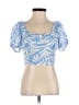 Assorted Brands 100% Viscose Blue 3/4 Sleeve Blouse Size XS - photo 1