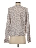 Alashan 100% Cashmere Animal Print Gray Cashmere Pullover Sweater Size S - photo 2