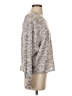 Alashan 100% Cashmere Animal Print Gray Cashmere Pullover Sweater Size S - photo 4