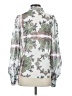 PrettyLittleThing Print White Long Sleeve Blouse Size 4 - photo 2