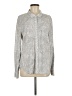 Soft Joie 100% Rayon Tweed Gray Long Sleeve Button-Down Shirt Size M - photo 1