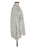 Soft Joie 100% Rayon Tweed Gray Long Sleeve Button-Down Shirt Size M - photo 4
