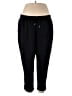 Assorted Brands Solid Black Sweatpants Size XXL - photo 1