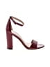 Sam Edelman Color Block Burgundy Sandals Size 7 1/2 - photo 1