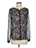 Ann Taylor LOFT 100% Polyester Black Long Sleeve Blouse Size S - photo 1