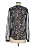 Ann Taylor LOFT 100% Polyester Black Long Sleeve Blouse Size S - photo 2