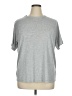 Basic Editions Gray Short Sleeve T-Shirt Size 1X - photo 1