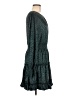 She + Sky 100% Polyester Animal Print Teal Casual Dress Size L - photo 4