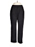 Studio 1886 Solid Black Gray Casual Pants Size L - photo 1