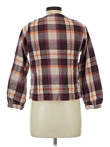 Madras 3/4 Sleeve Blouse (view 2)