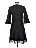 Laundry by Shelli Segal Argyle Black Brown Casual Dress Size 6 - photo 2