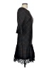 Laundry by Shelli Segal Argyle Black Brown Casual Dress Size 6 - photo 4